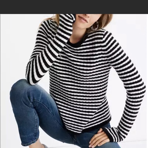 Madewell Sweaters - Madewell Colette Stripe Pullover Sweater